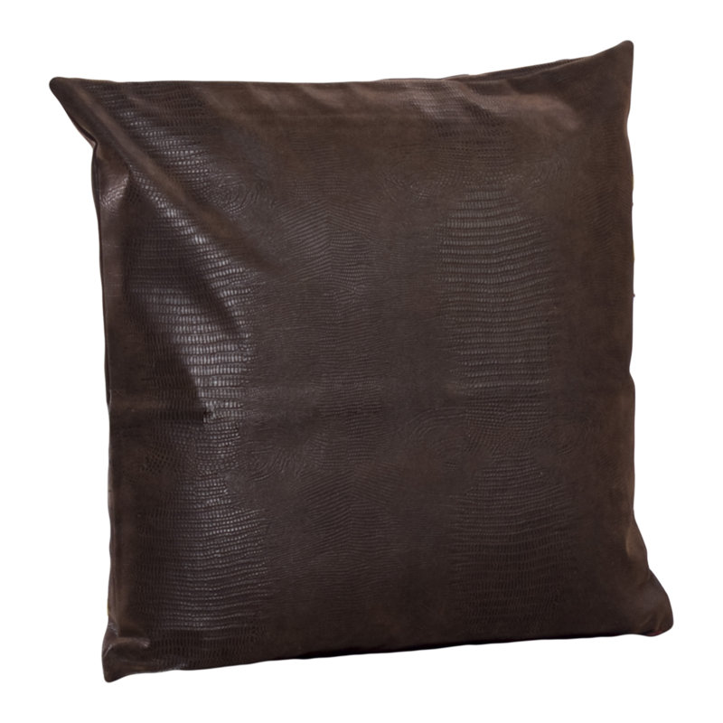 Crocodile Reversible Throw Pillow, 26"H x 26"W