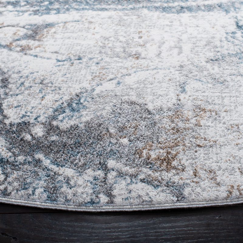 Nagao Performance Abstract Rug, Round 6'7"