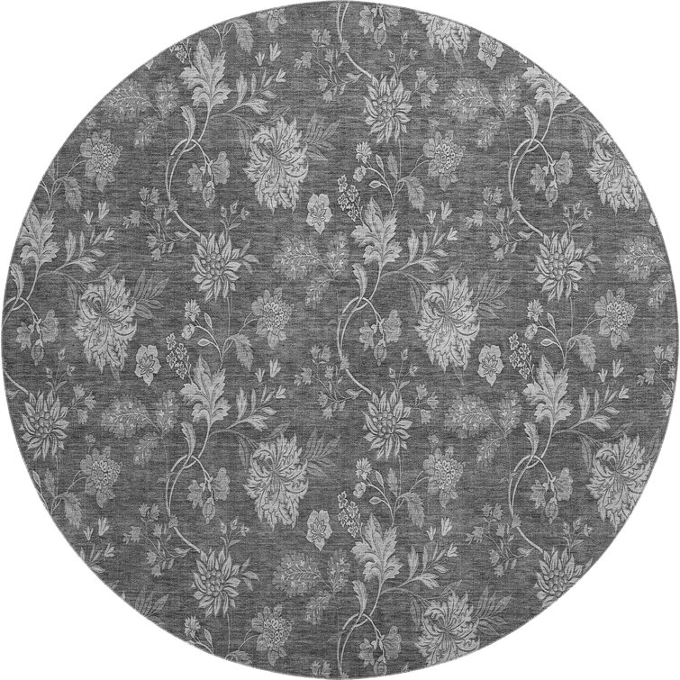 Premium Machine Washable Prisco Gray Rug