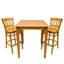 Ensemble de salle à manger avec tabouret Riggio
