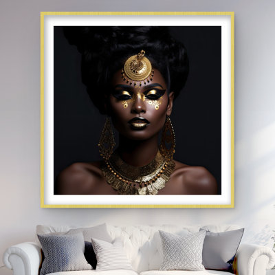 Trance State - Black Framed Matted Print for Home Decor
