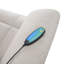 Fauteuil inclinable électrique en microfibre poli Chriki-2040905672