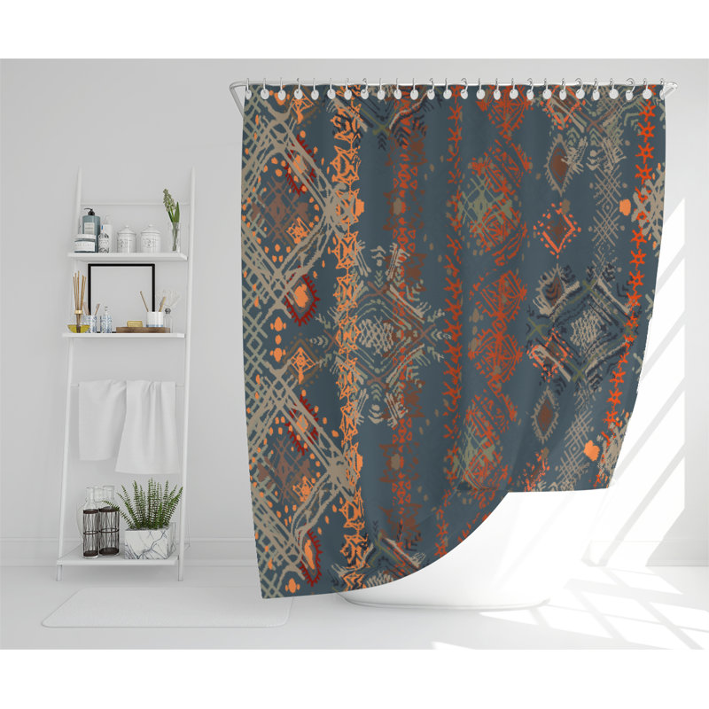Dichiera Polyester Shower Curtain Set