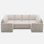 Canapé modulaire en chenille Seybert-1470483905