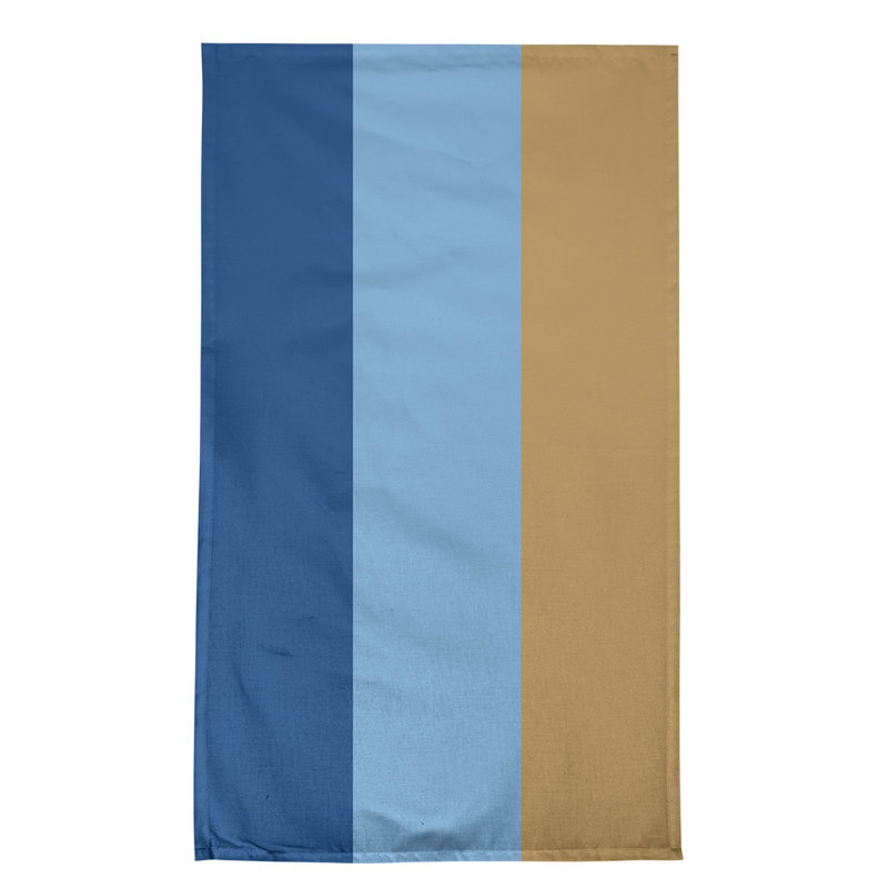 Torchon Football, Polyester sergé, Blue/Powder Blue/Gold Baseball