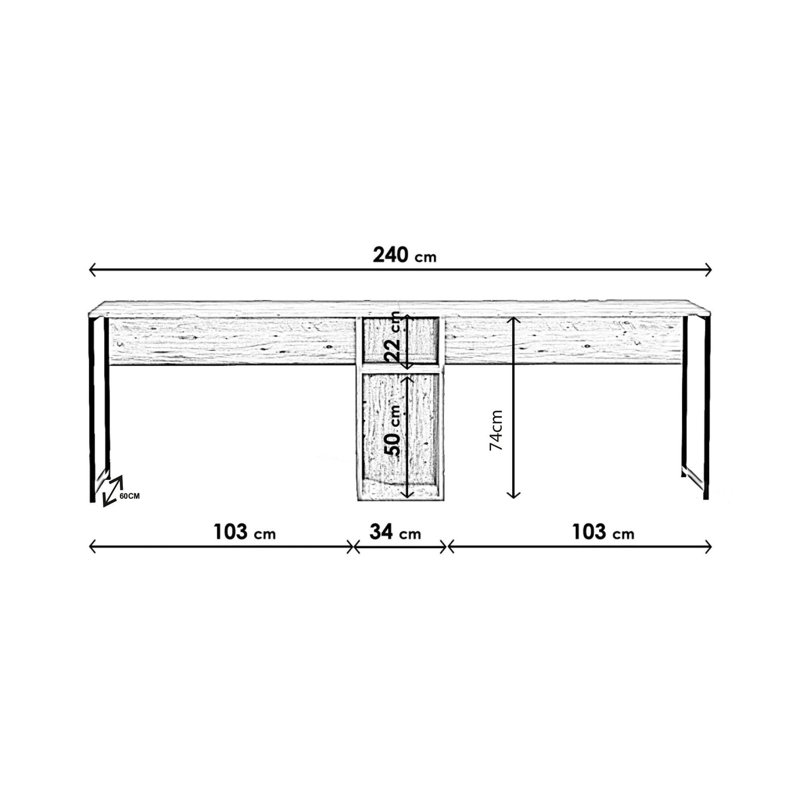 Adraine Writing Desk
