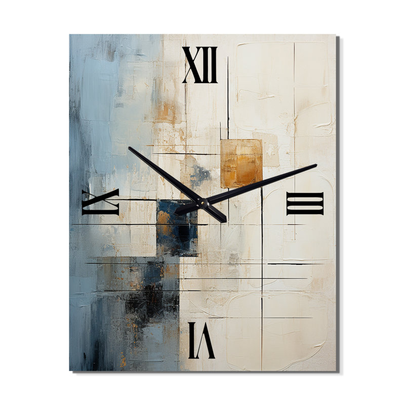 Collage géométrique Christianisme - Horloges murales, Grand