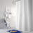 Rectangle Abstract Machine Woven Microfiber Rug