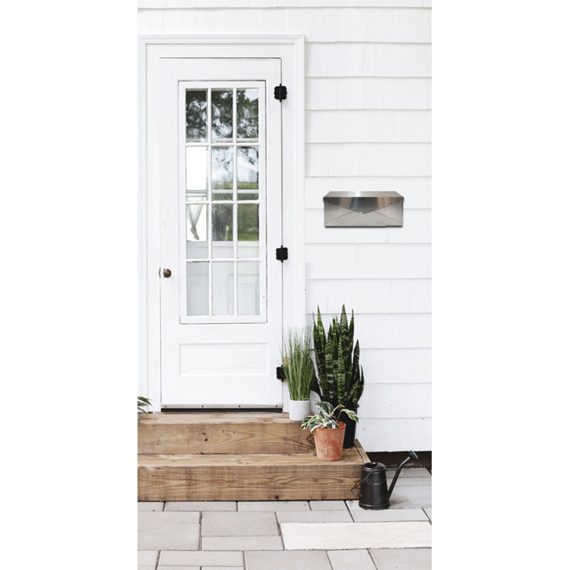 Stainless Steel Envelope Wall Mounted Mailbox