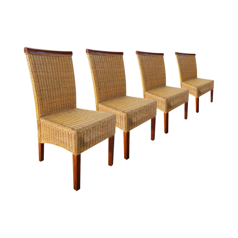 Barnes Dining Chairs Rattan, 4