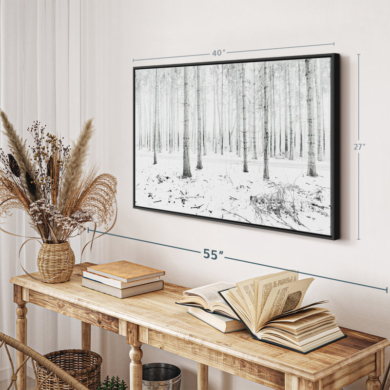 Impression sur toile Langenargen Winter Forest, H 27 po x l 40 po