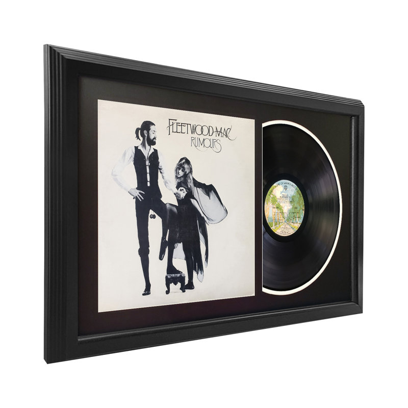 Fleetwood Mac "Rumours" Framed Record with Black Mat, Black