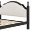 Lit plateforme en bois avec tête de lit Mid-Century-647700360