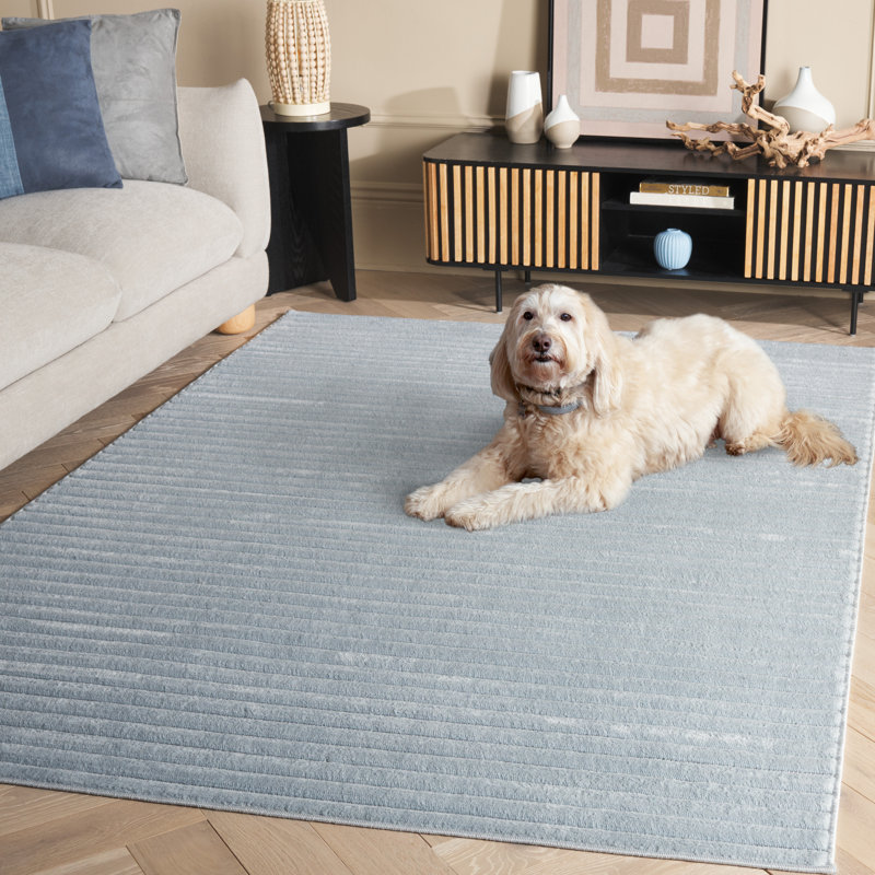 Tapis bleu Selena 682, Rectangle 9 pi x 12 pi