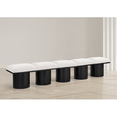 Horatia Boucle Upholstered Bench