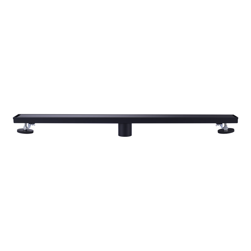 32-Inch Matte Black Stainless Steel Linear Shower Drain