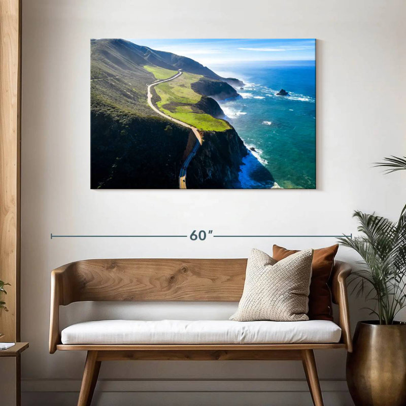 Gillard Pacific Coast Highway Cliff, 30" H x 45" W