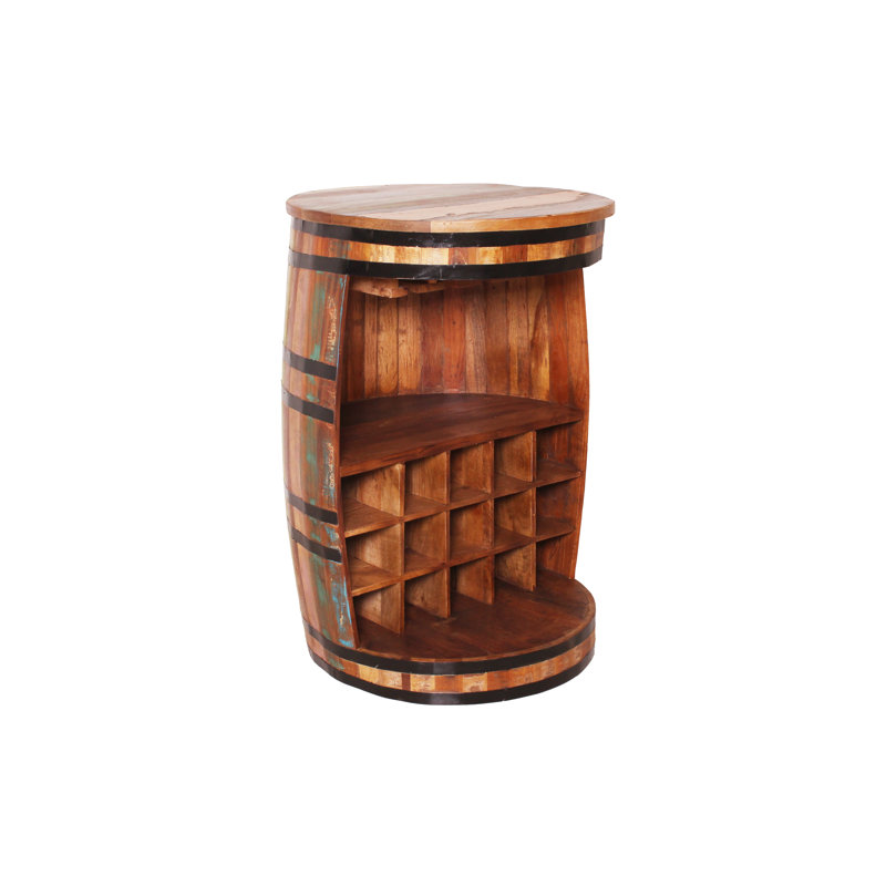 Kraker 67cm Solid Wood Wine Bar