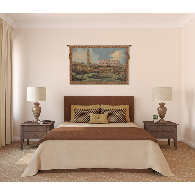 Italian Loom Woven Cotton Blend Wall Hanging