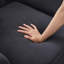 Canapé Chesterfield moderne en velours capitonné