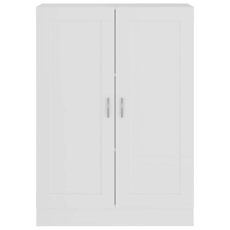 Bookshelf Book Cabinet Storage Cupboard File Cabinet Engineered Wood, White