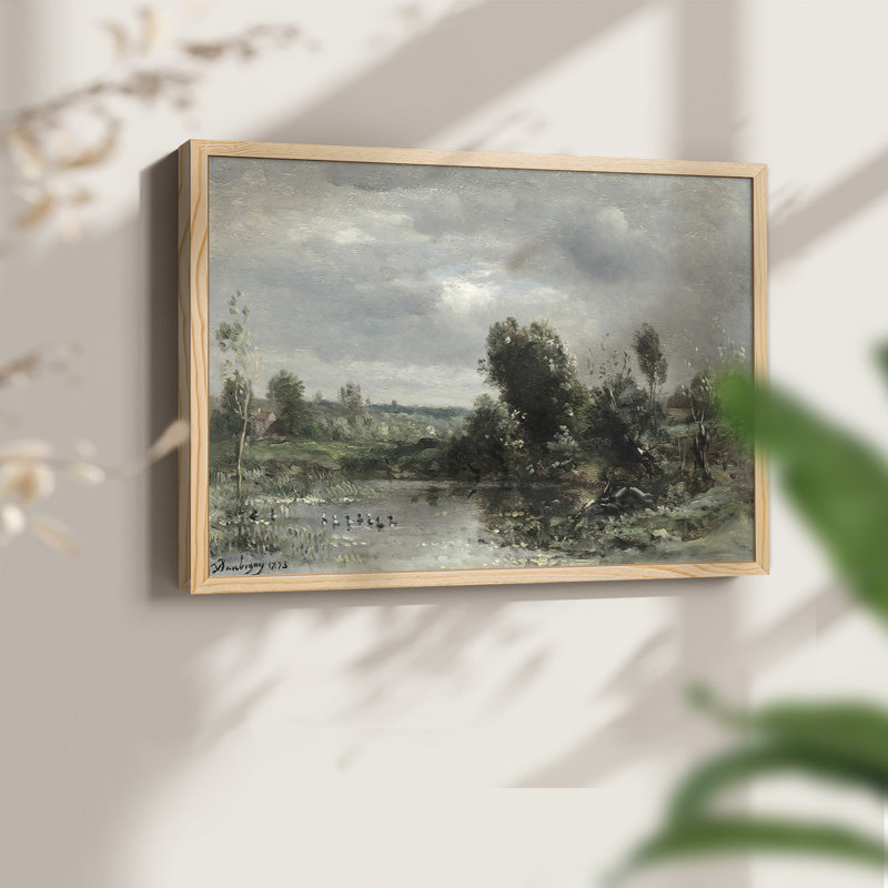 Paysages rétro-DI - impression encadrée - réaménageable, Naturel, H 16 po x l 20 po