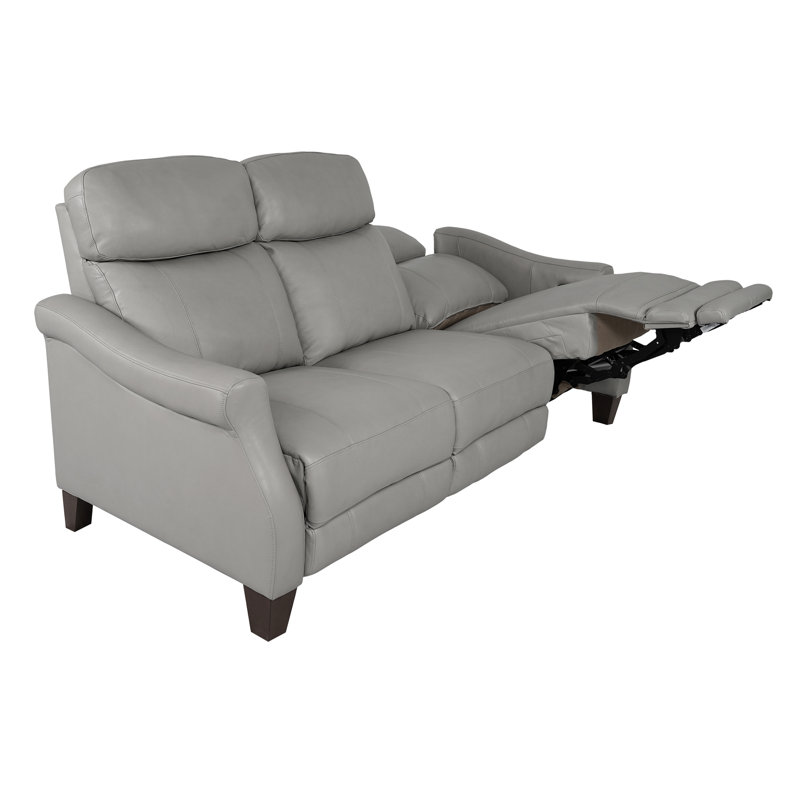 Hongyi Recliner, Silver Leather