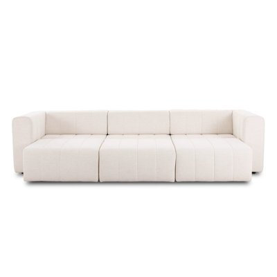 Fauteuil inclinable électrique Curteria, sectionnel 3 pièces