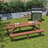 Solid Wood Picnic Table-816056086