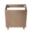 Meuble de rangement autoportant de 76 cm (30 po) avec portes à double bande, sans lavabo ni comptoir, sans robinet, sans bonde ni couvercle d'évier, couleur Heidelberg imitation bois-1459697205