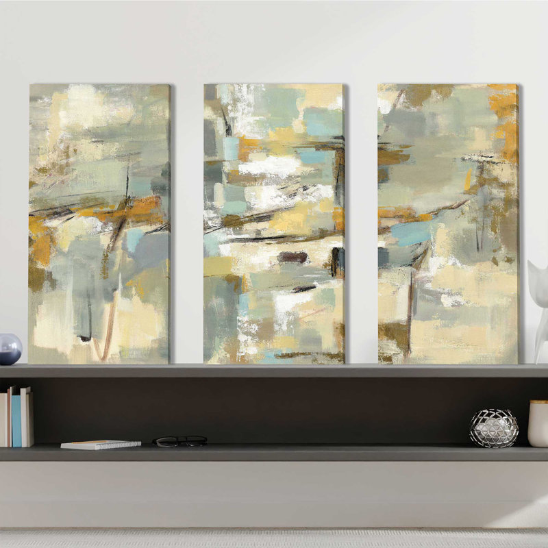 " Old Port " 3 - Pieces, 24" H x 36" W x 0.75" D