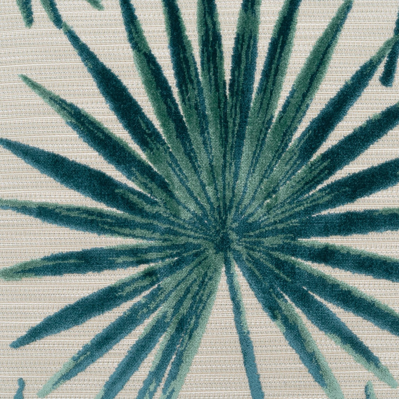Tahitian Throw Pillow, Aegean, 24"H x 24"W