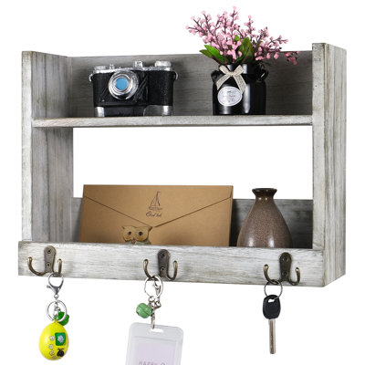 Kitrick Solid Wood Wall Organizer