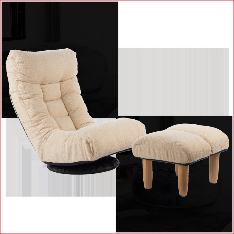 Fauteuil inclinable Lazy Coton | Profondeur de l'assise: 22,8