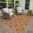 Machine Washable Indoor/Outdoor Lipman ACN2426 Mid-Century Modern Rug-1682859664