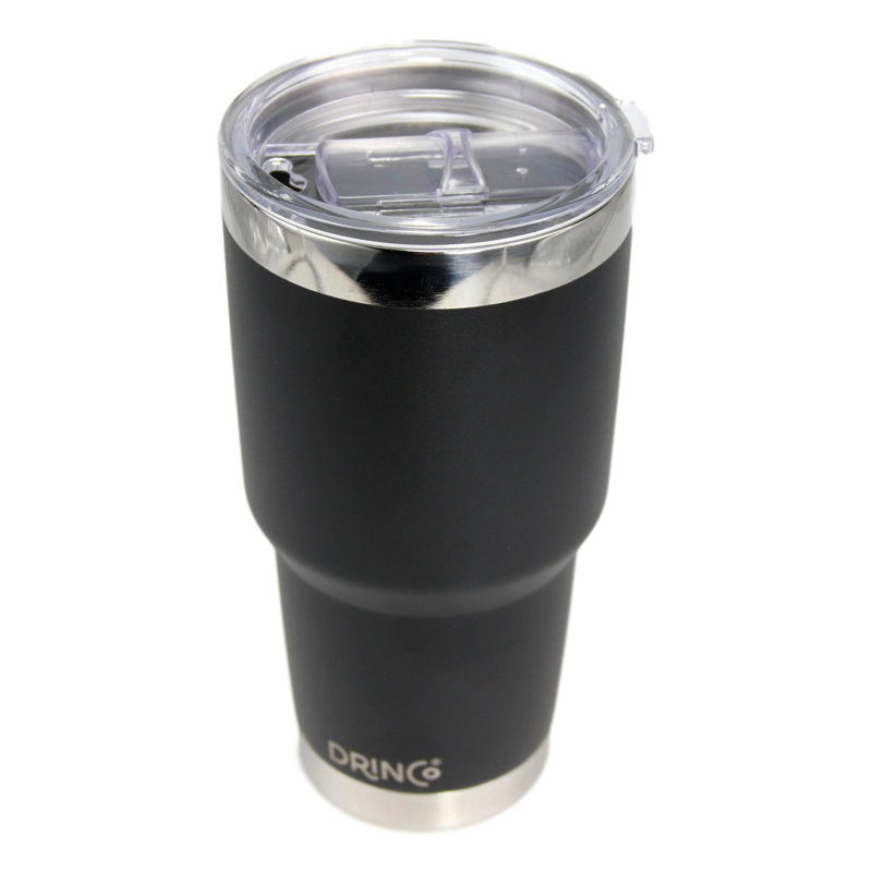 Drinco 30oz. Stainless Steel Travel Tumbler, Black