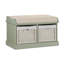 Bastogne Polyester Blend Upholstered Bench with Drawers-18539505-85770757-85770758