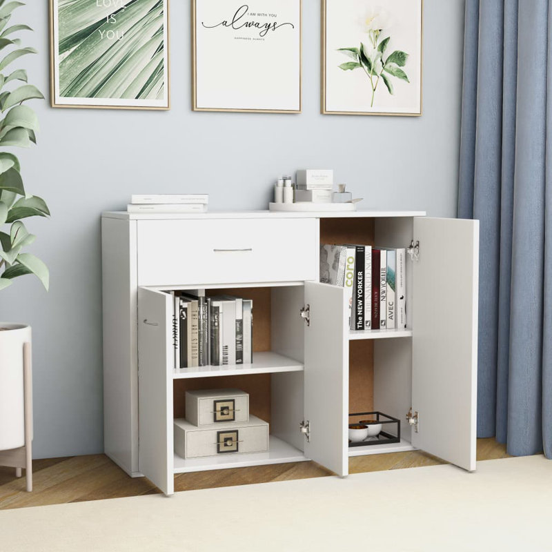 Attalus 88cm Sideboard, White