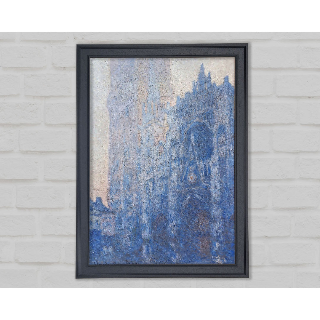 Gerahmtes Wandbild Monet Rouen Cathedral Facade