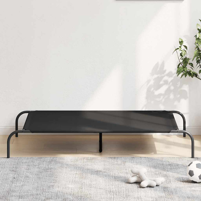 Oxford Fabric Pet Bed, Black, 20cm H x 130cm W x 80cm D