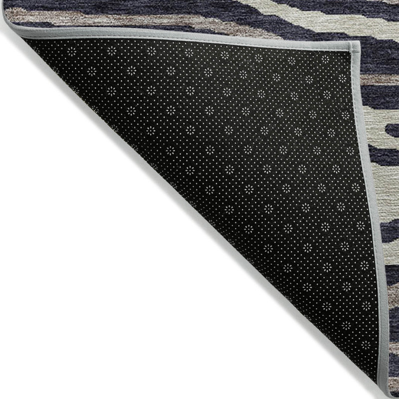 Tapis intérieur lavable noir 9 pi x 12 pi 9 po