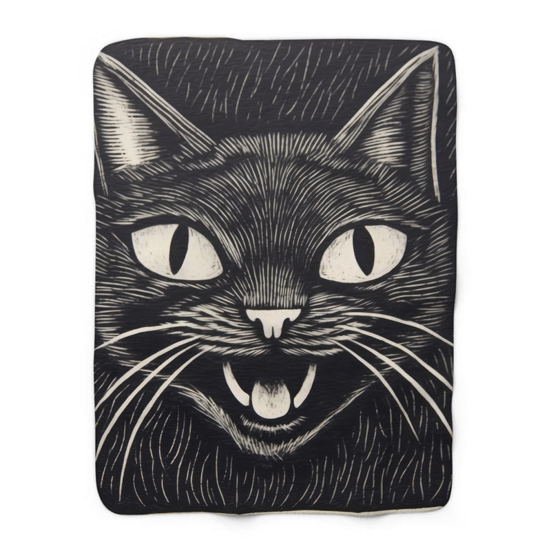 Couverture Vigoureuse Feline Gaze, Lit simple