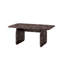 Table basse haut de gamme, Rosso Marmo, 100 x 42 x 60 cm | Matériau : Panneaux de particules mélaminés (épaisseur : 1,8 cm)