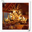 Luminaire suspendu en laiton antique DEL Javid