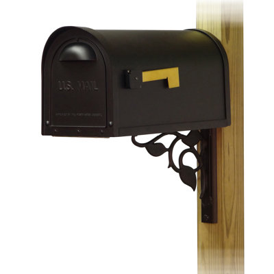Classic Aluminum Post Mounted Mailbox