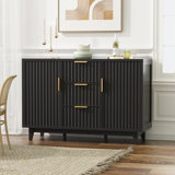 47.2" W Storage Cabinet With 3 Drawers