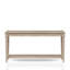 59.9 In. Table With Sand Finish And Shelf Space In Drawers