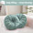 Velvet Round Throw Pillow for Couch Decor 15-Inch (Set of 2)-99170709