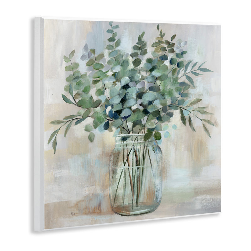 Art sur plaque d'eucalyptus apaisant par Nan