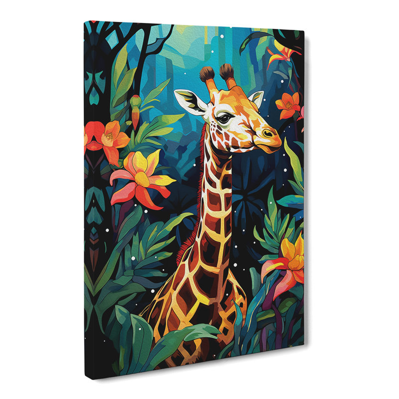 Jungle Pop - Wrapped Canvas, 60cm H x 40cm W x 3cm D